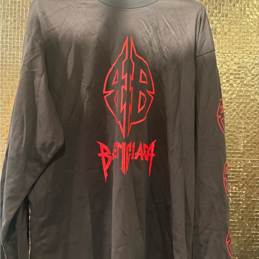 Balenciaga F/W24 rockstar long sleeve T-shirt